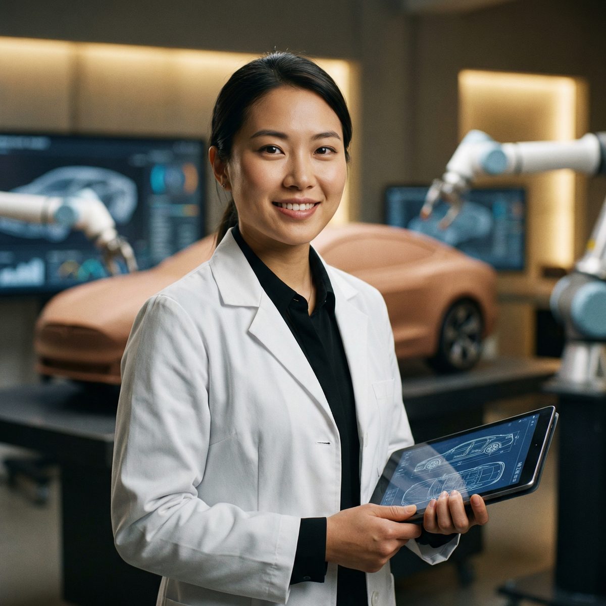 每日大赛汽车工程顾问林雅婷